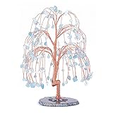 Jovivi Natural Healing Crystals Aquamarine Tree