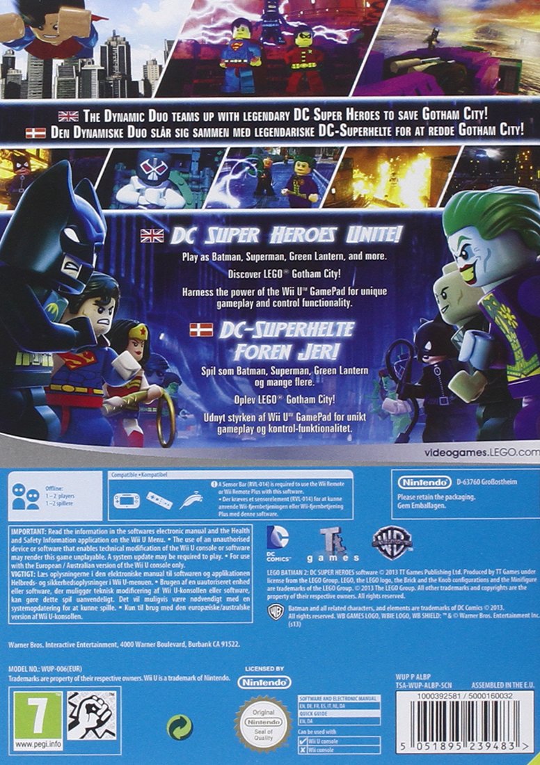 Warner Brothers - Lego Batman 2: DC Superheroes (Eng/Danish) /Wii-U (1 Games) (Nintendo Wii U)