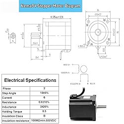 3 Axis Nema 34 Stepper Motor Kit CNC Controller