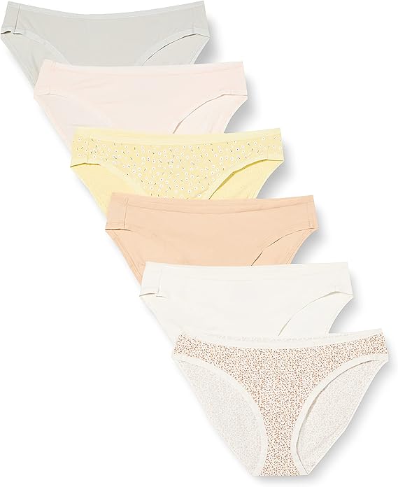 Amazon Essentials Women's Cotton Stretch Bikini Underwear