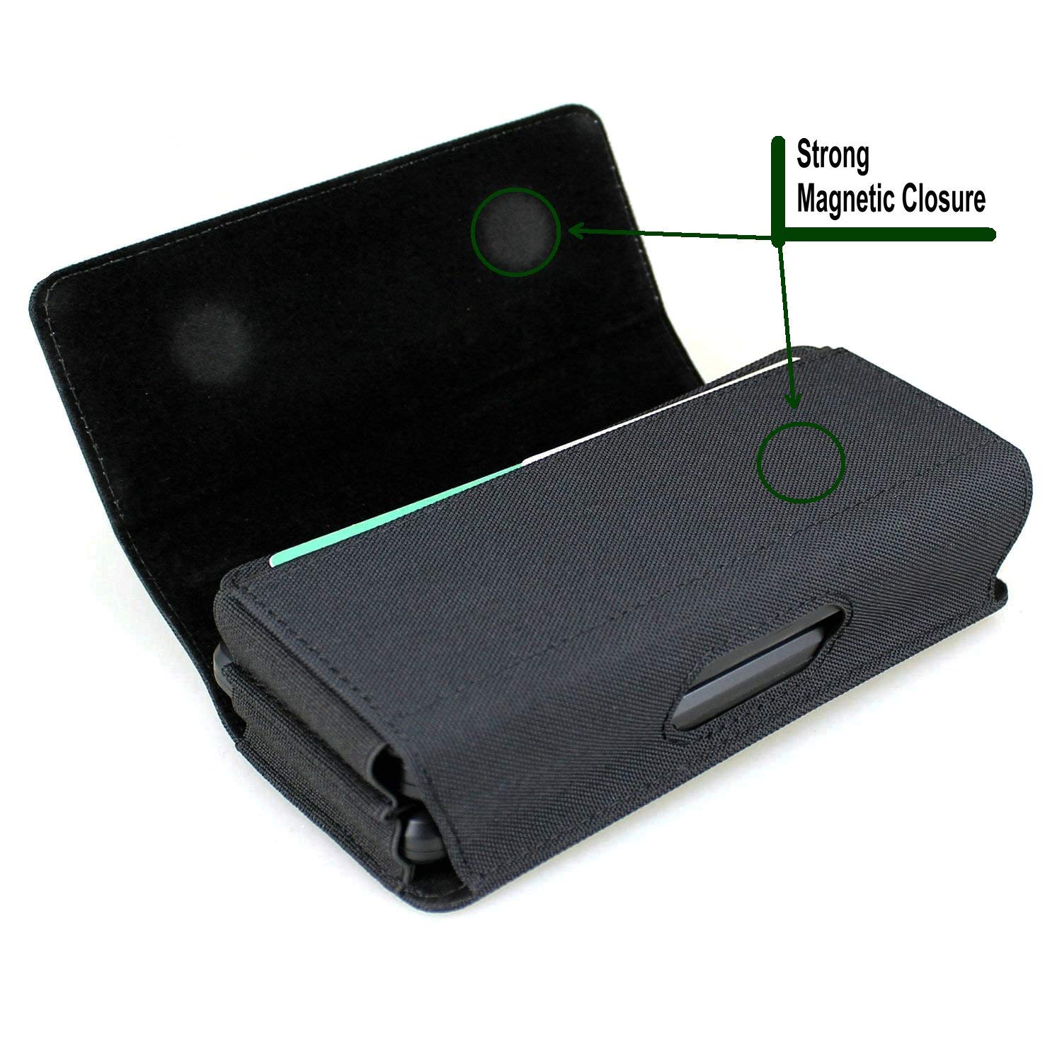 Dual Phone Holster Pouch Case for 2 Phones, Double Decker Belt Clip Case for iPhone (16 15 14 13 12 11) Pro Max/Plus, Samsung Galaxy (S23 S22 S21 S20) Ultra/Plus/Fe (Large)