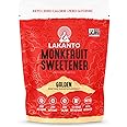 Monk Fruit Sugar Substitute Keto Friendly Non-Glycemic Zero Calorie Golden Sweetener in 16 Oz pack 1:1 Ratio for Sugar Substitute Tastes just like Sugar