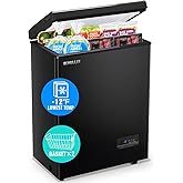 DEMULLER 4.0 Cu.ft Chest Freezer with Electronic Panel, Accurate Temperature Display to 1 ℉, White Deep Freezing Machine with 2 Removable Baskets, Compact Size for Any Space on Fridge.com