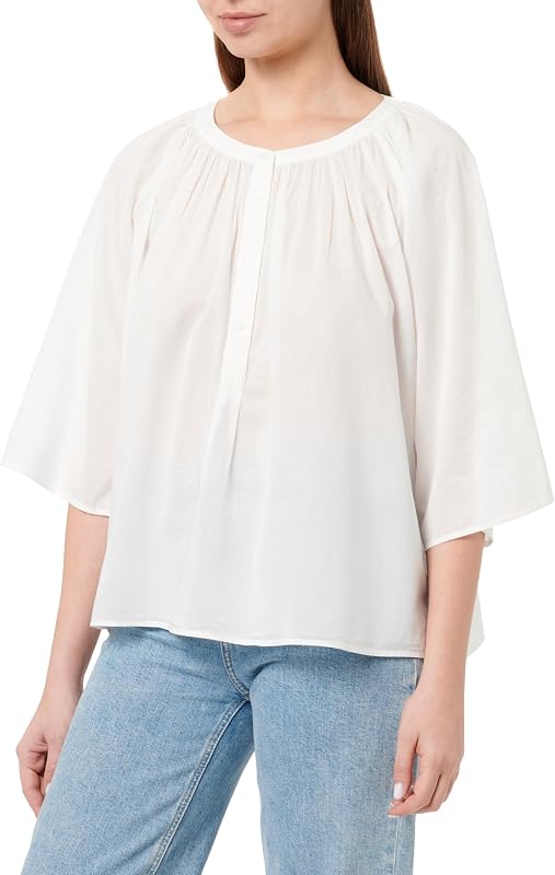 Chemisier S/S pour Femme, Blanc (Th Optique Blanc), 62 — photo 1 sur 4