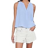 Velvet by Graham & Spencer Womens Tacy Woven Linen Top