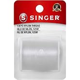 Singer Clear Invisible Nylon Sewing Thread, 135-Yard