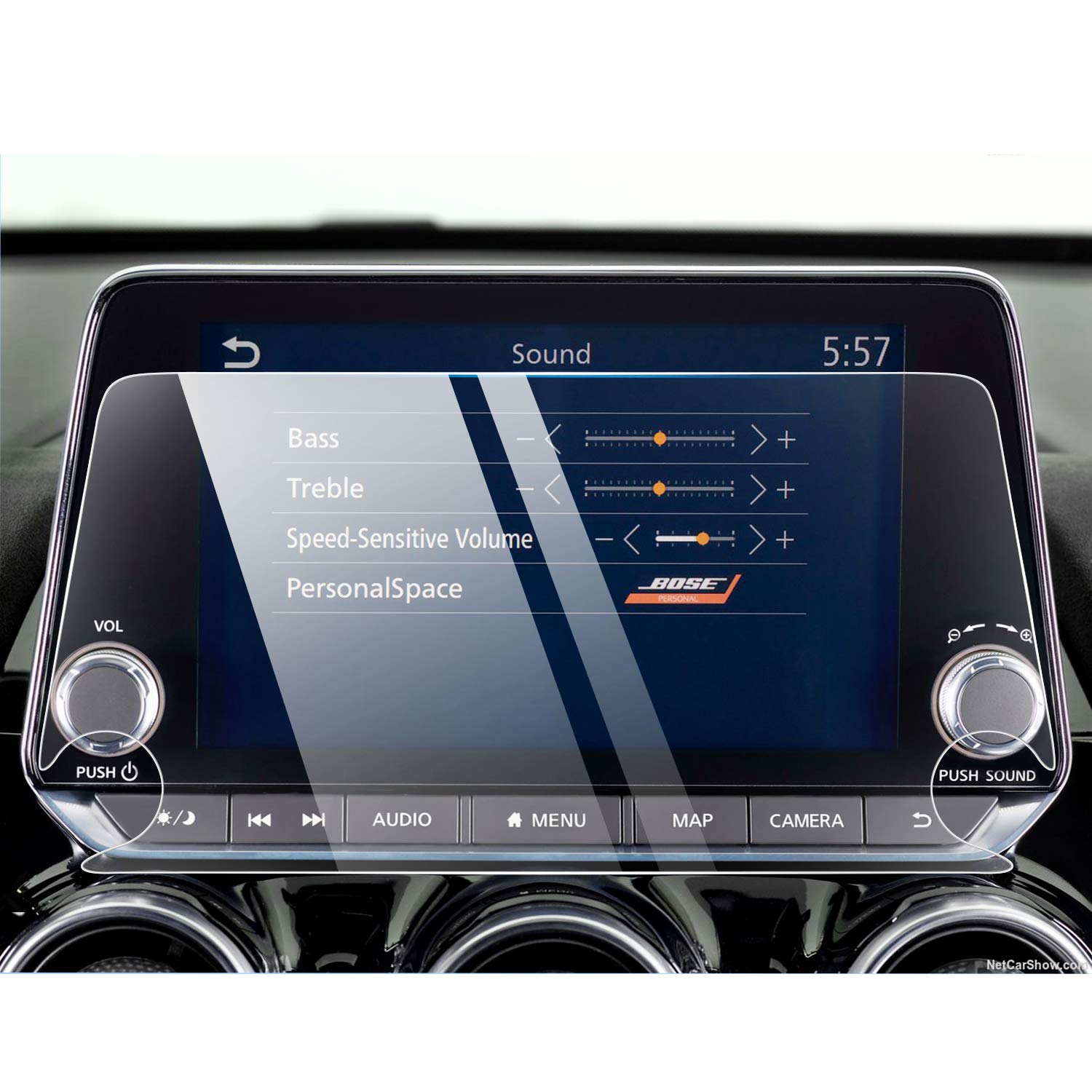 LFOTPP Juke Navigation Glass Screen Protector, 9H Scratch-Resistant Tempered Glass, HD Screen Protector