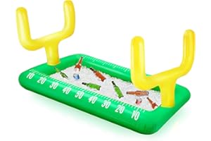 ERWEICET Football Inflatable Cooler for Parties Serving Bar for Football Party Supplies Super Bowl Party Decorations Green