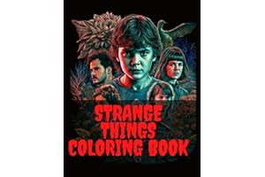 strange things colouring book