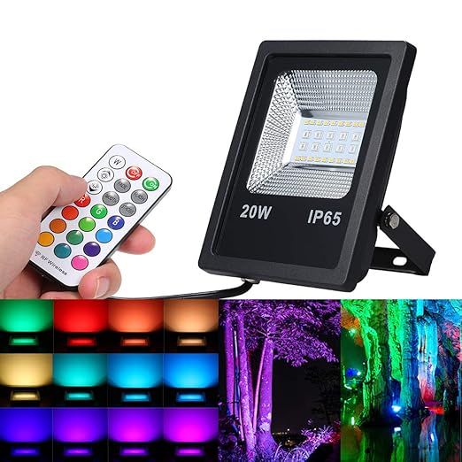 Tomshine - Proyector LED exterior RGB: Amazon.es: Iluminación