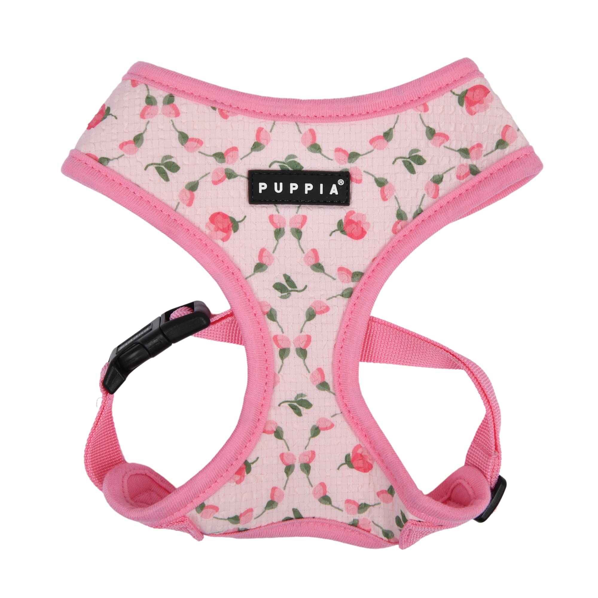 Puppia Florian Overhead Dog Harness, No Choke, No Pull, Adjustable Chest Strap, Walking Training for Small and Medium Dogs, Pink, M — image 1