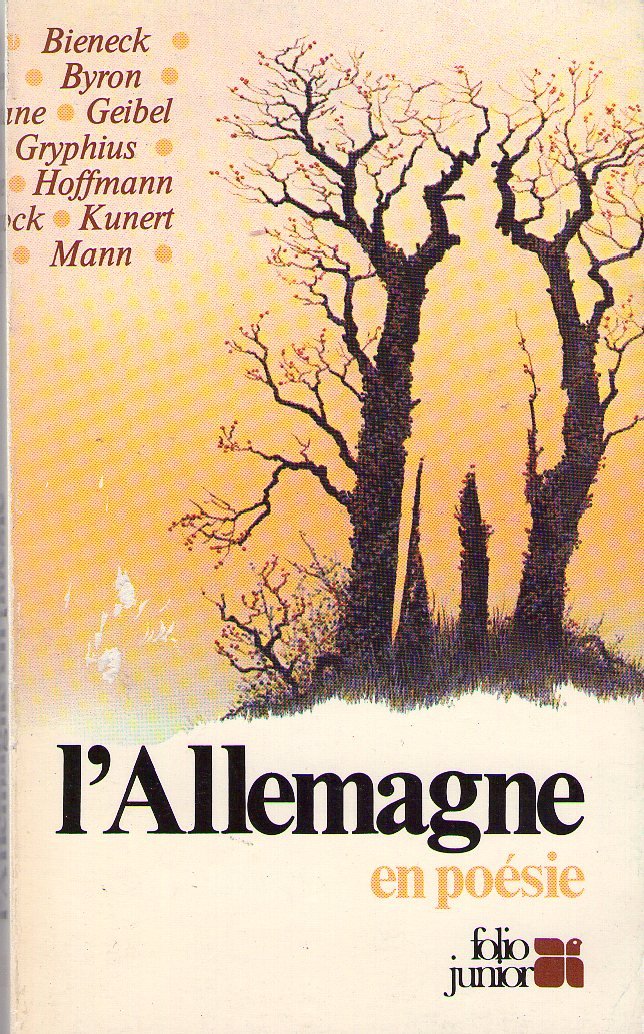couverture de : L'Allemagne en po&eacute;sie