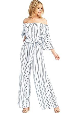 Flying tomato striped jumpsuit Clearance