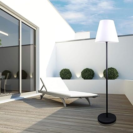 Light Zone Premium Stehleuchte Fur Innen Und Aussen Led Leuchtmittel 3 Helligkeitsstufen Amazon De Garten