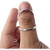 Evabelle Jewelry Swan Splint Ring Adjustable for PIP or DIP Joint &bull; Swan Neck Splint