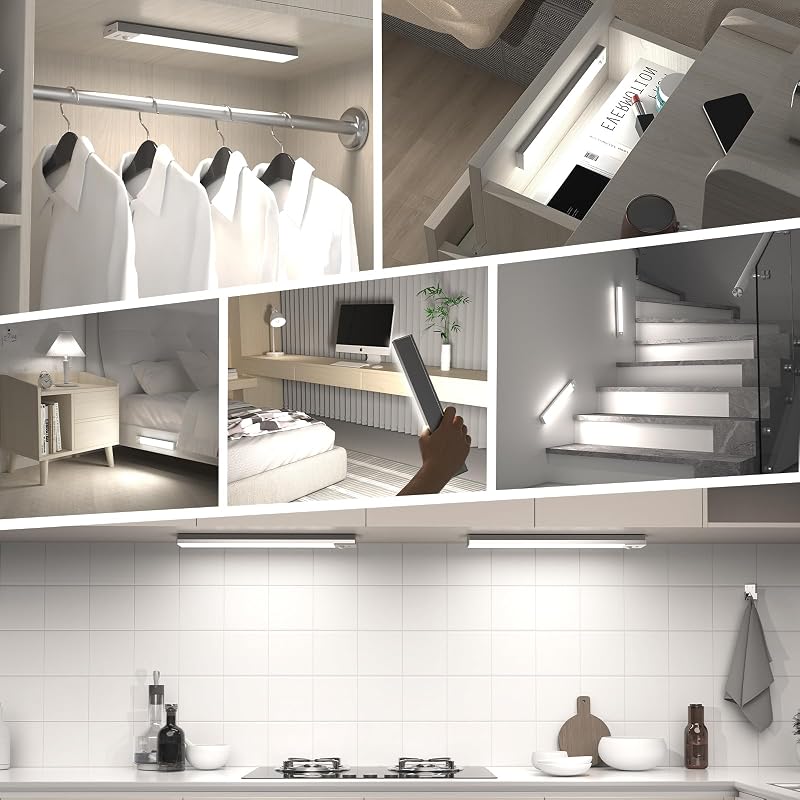 Luce Armadio LED con Sensore di Movimento Luci Sottopensile Cucina