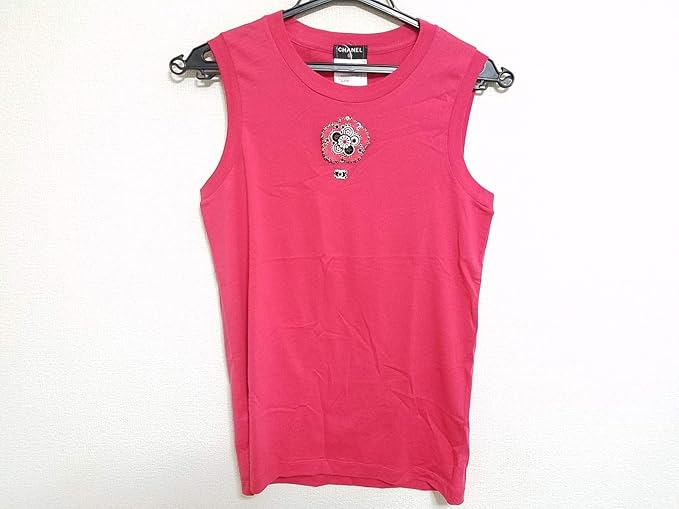 Amazon シャネル Chanel Tシャツ ノースリーブtシャツ レディース レッド 中古 Tシャツ カットソー 通販