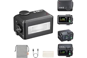 Godox iT30 Pro iT30Pro-F Flash for Fujifilm, iT30Pro F Touchscreen Speedlite, Built-in Battery, 560 Full Power Flashes, 2.4G Wireless 1/8000 HSS, GODOX iT30ProF iT30 Pro F TTL Flash Speedlight (Black)