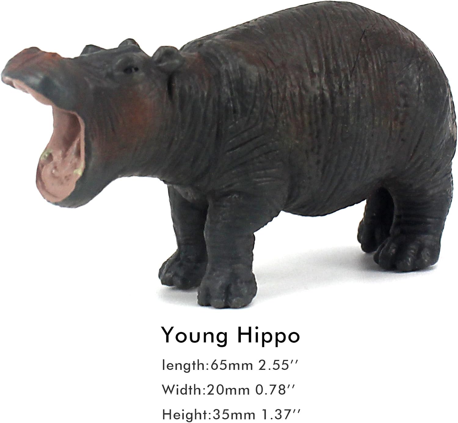plastic hippo figurines