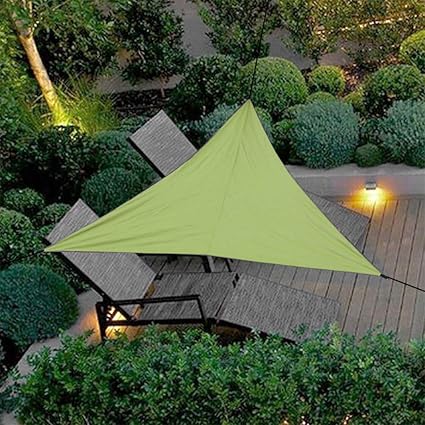Goodbox Sonnensegel Dreieck Sonnensegel Pes Polyester Wasserdicht Uv Schutz Sun Segel Wetterschutz Fur Garten Balkonterrasse Und Camping Amazon De Sport Freizeit