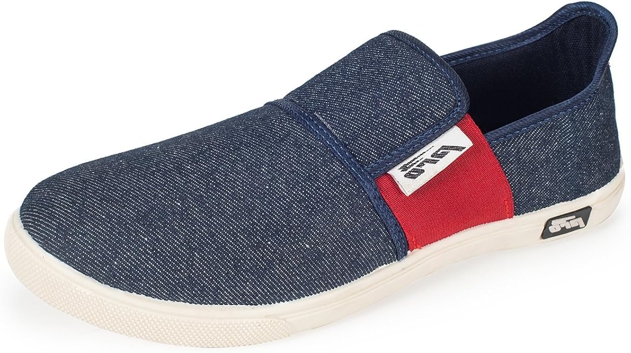 Buy Pro by Khadim�s Men�s Blue Canvas Canvas Shoes 10 at