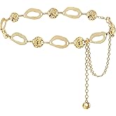 Suyi Chain Belt for Women Chunky Waist Chain for Ladies Dresses