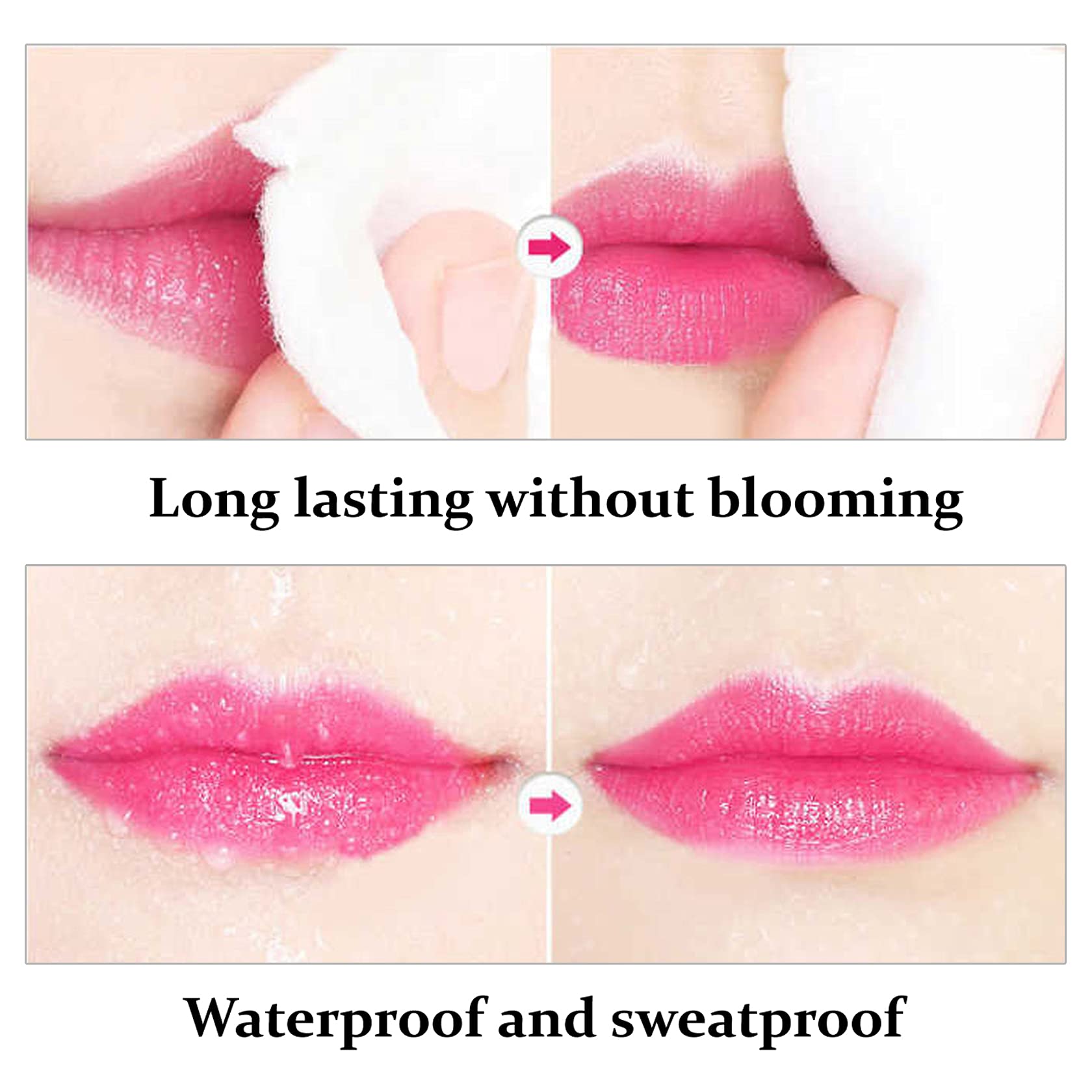 QIUFSSE Aloe Vera Lipstick, Moisturizing Aloe Lip Balm, Magic Temperature Color Change Lip Stain, Long Lasting Waterproof Lip Makeup