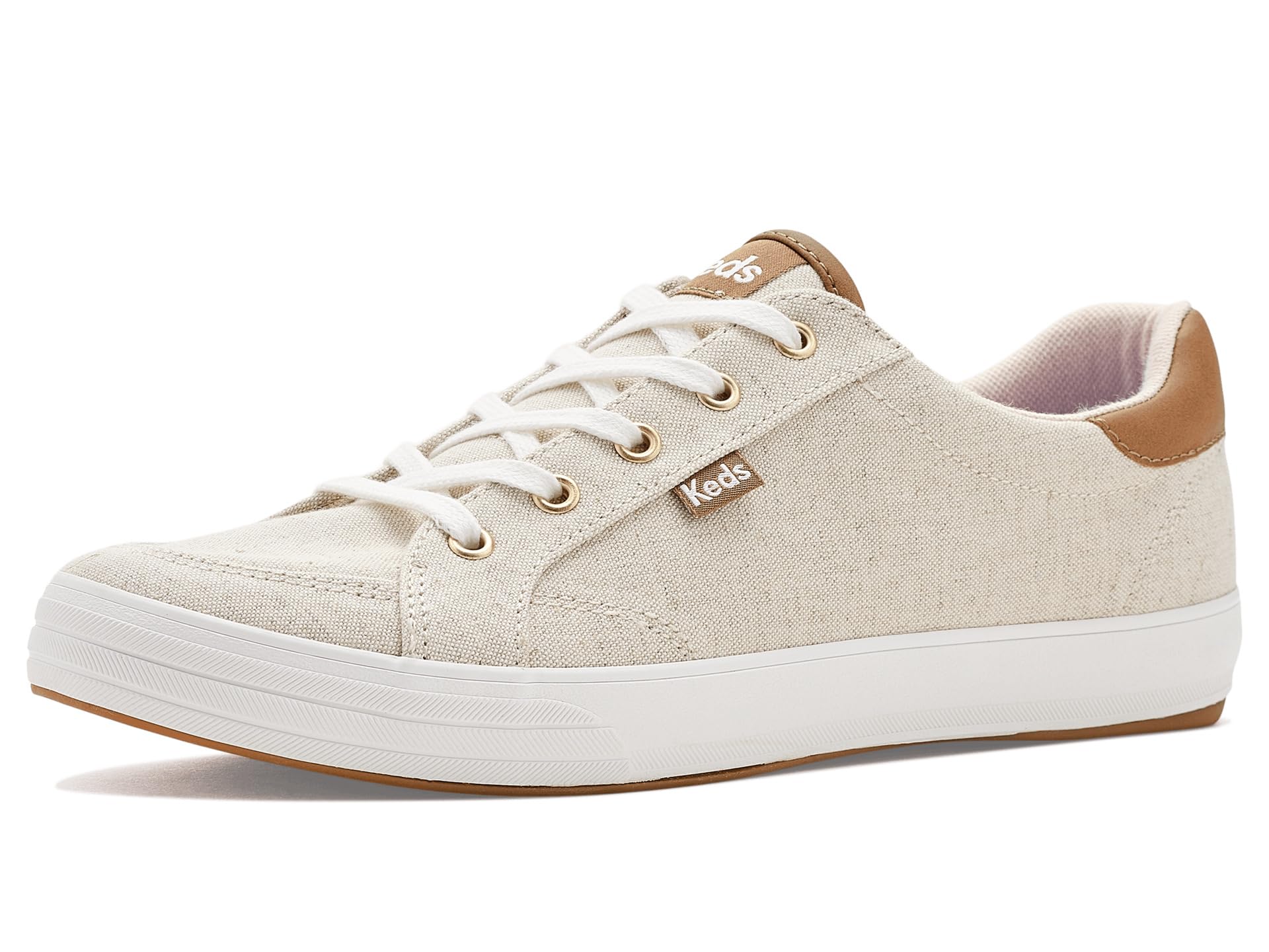 Keds Women's Center III Lace-Up Blue Chambray 5.5 Wide Image