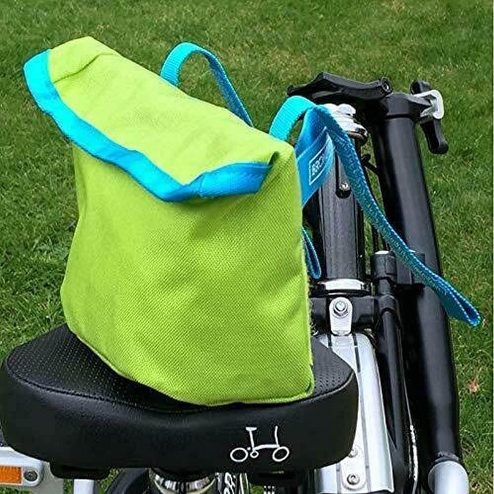 Brompton saddle pouch - Lime Green