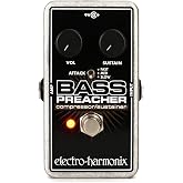 Electro-Harmonix Bass Preacher Compressor/Sustainer Pedal | Subtly transform the dynamic qualities of a bass guitar or take them to the extreme!