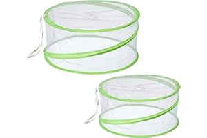 BLACK DUCK BRAND 2-Pack Mesh Food Covers – Collapsible Pop-Up Tent Protectors for Outdoor Parties, Picnics & BBQs