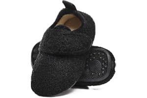 ditont Toddler Slippers Non-Slip Lightweight Comfortable Kids Indoor Grip House Home Shoes for Boys Girl