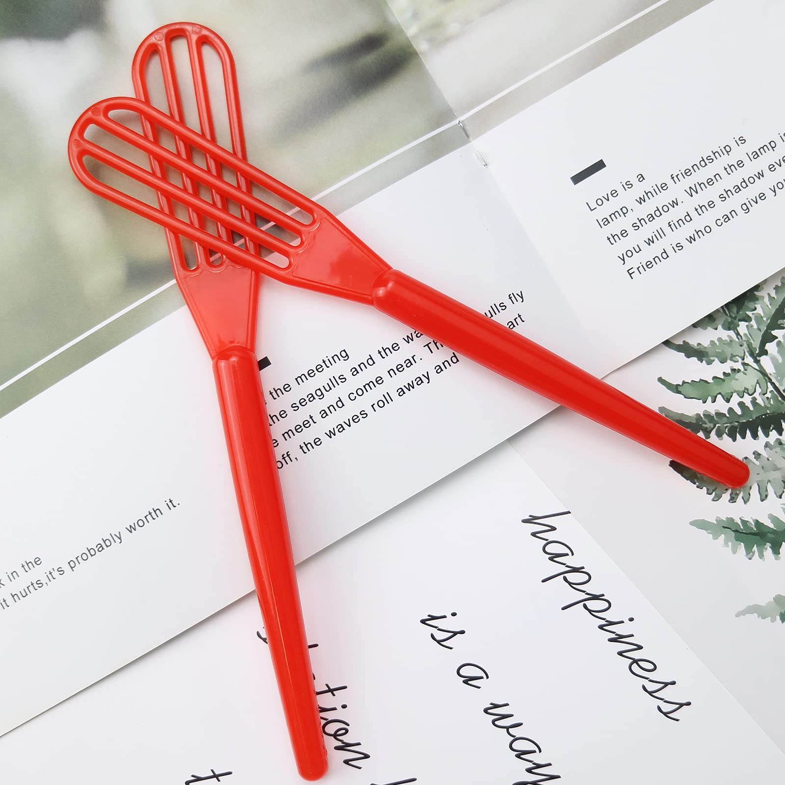 DIYstore, 10 PCS Plastic Hair Coloring Mixer,Hair Color Whisks Dye Cream Mixer,Tint Color Cream Colorful Spoon Applicator Hair Bleaching Highlight Tool for Home Barber Shop Salon