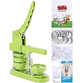 Happizza Button Maker Machine 58mm - (3rd Gen) Installation-Free 58mm(2.25in) DIY Pin Badge Button Maker Press Machine Badge