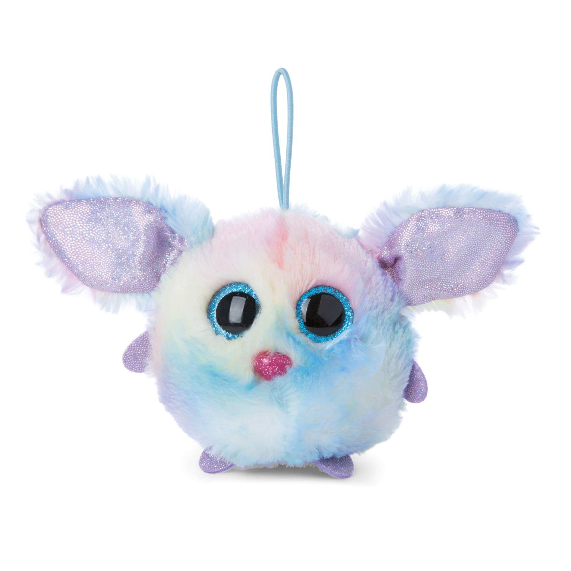 NICI 46872 NICIdoos BallBies Dog soft toys with hanging loop 9 cm - Cuddly toy Puppy for children & adults from 3 years - Collectable stuffed animals with big glittery eyes for playing