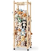Stuffed Animal Zoo Organizer with Wheels – Extra Large Plush Storage Cage, Stuffed Animal Holder & Stuffed Animal Storage for Kids’ Bedroom and Playroom