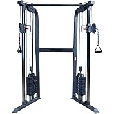 Body-Solid Powerline Cable Crossover Exercise Machine for Home &amp; Commercial Gym, Functional Training Center with Dual Weights Stack for Cable Workout