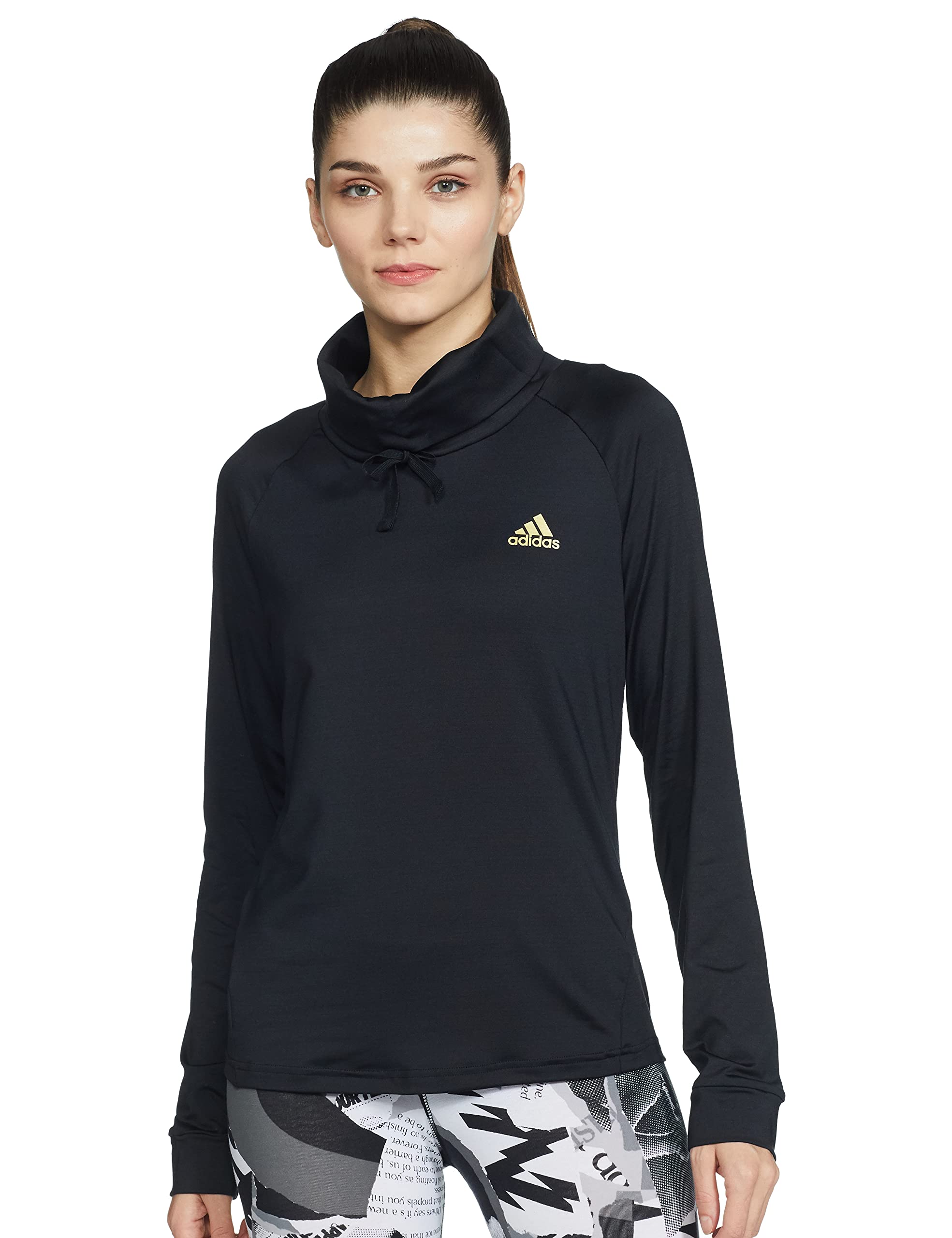 adidas GS8594 W BTC SWT Sweat black/gold met./white L