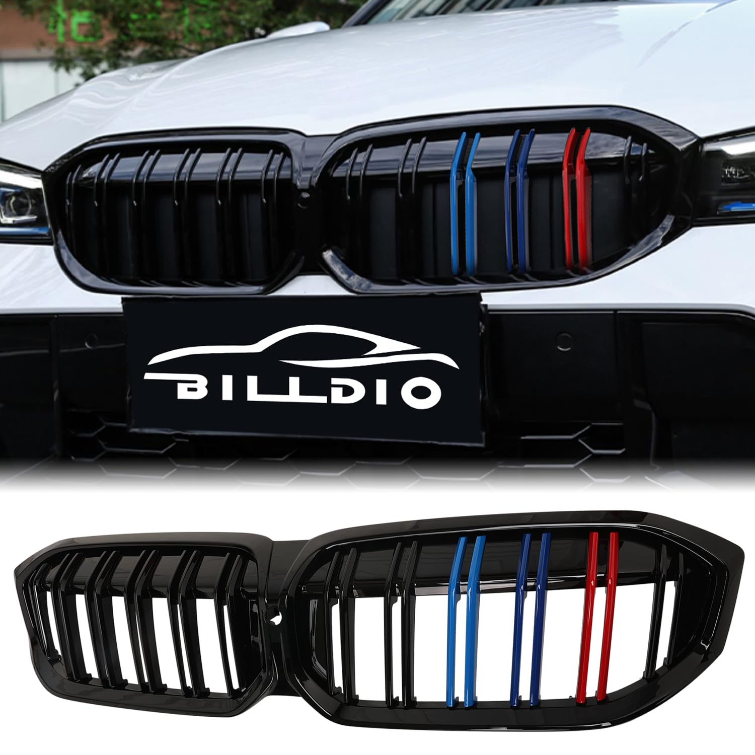 BILLDIO G20 Grill - Black Kidney Grille Compatible
