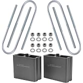 maXpeedingrods 4&rdquo; Rear Drop Blocks for Mini &amp; Mid-Size Pickups/Trucks | with 3&rdquo; Axle Tube, 2&deg; Tapered Aluminum Lowering Kit
