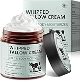 WHLH & WELL-BEING Beef Tallow for Skin, Beef Tallow and Honey Balm, All-Natural Ingredient Moisturizer for Face & Body Skin Care 1Pack