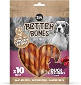 Zoë Better Bones Duck & Cranberry Twists Dog Treats 10 pcs