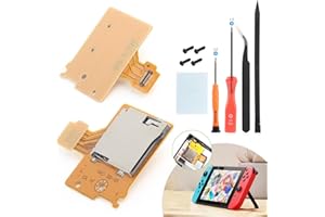 YWLRONG Micro SD Card Reader for Nintendo Switch NS Memory Card Slot Socket HAC-SD-01 Reader Board Replacement Console Accessories Parts with Repair Tools