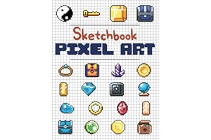 Pixel Art Sketchbook: A Must-Have for Artists of All Levels - Drawing book with squared pages to create, draw, color and have