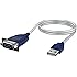 Sabrent USB 2.0 to Serial (9-Pin) DB-9 RS-232 Converter Cable, Prolific Chipset, Hexnuts, [Windows 10/8.1/8/7/VISTA/XP, Mac OS X 10.6 and Above] 2.5 Feet (CB-DB9P)