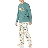 Amazon Essentials Disney | Marvel | Star Wars Men's Flannel Pajama Sleep Sets