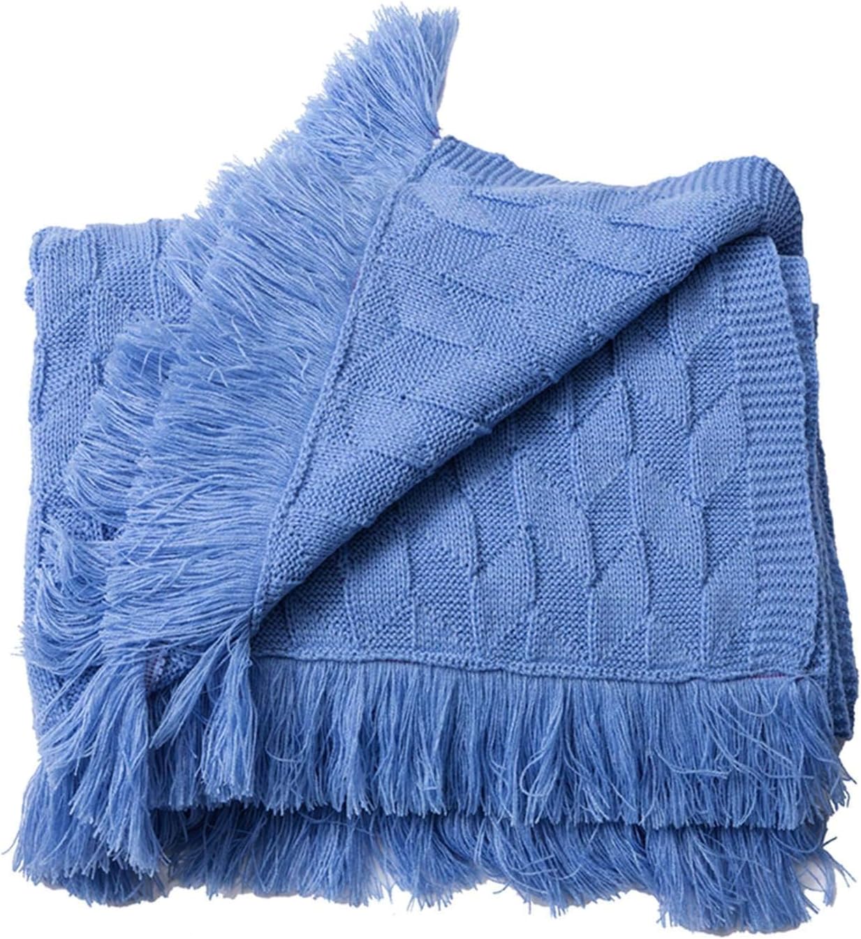 Cozy Tassel Blanket, Soft Warm Breathable Knit Blankets Throw Blanket