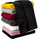 Auranso Girls Winter Warm Cotton Fleece Lined Leggings Thick Thermal Tights Pants