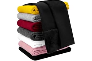 Auranso Girls Winter Warm Cotton Fleece Lined Leggings Thick Thermal Tights Pants