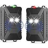 Tirgo 2PCS Car Rodent Repeller Under Hood, Ultrasonic Plug-in Mouse Repellent with Strobe Light, Battery Powered Keep Mice Out of Cars Engines, Indoor, Outdoor, Garage, Hoom (Cat)